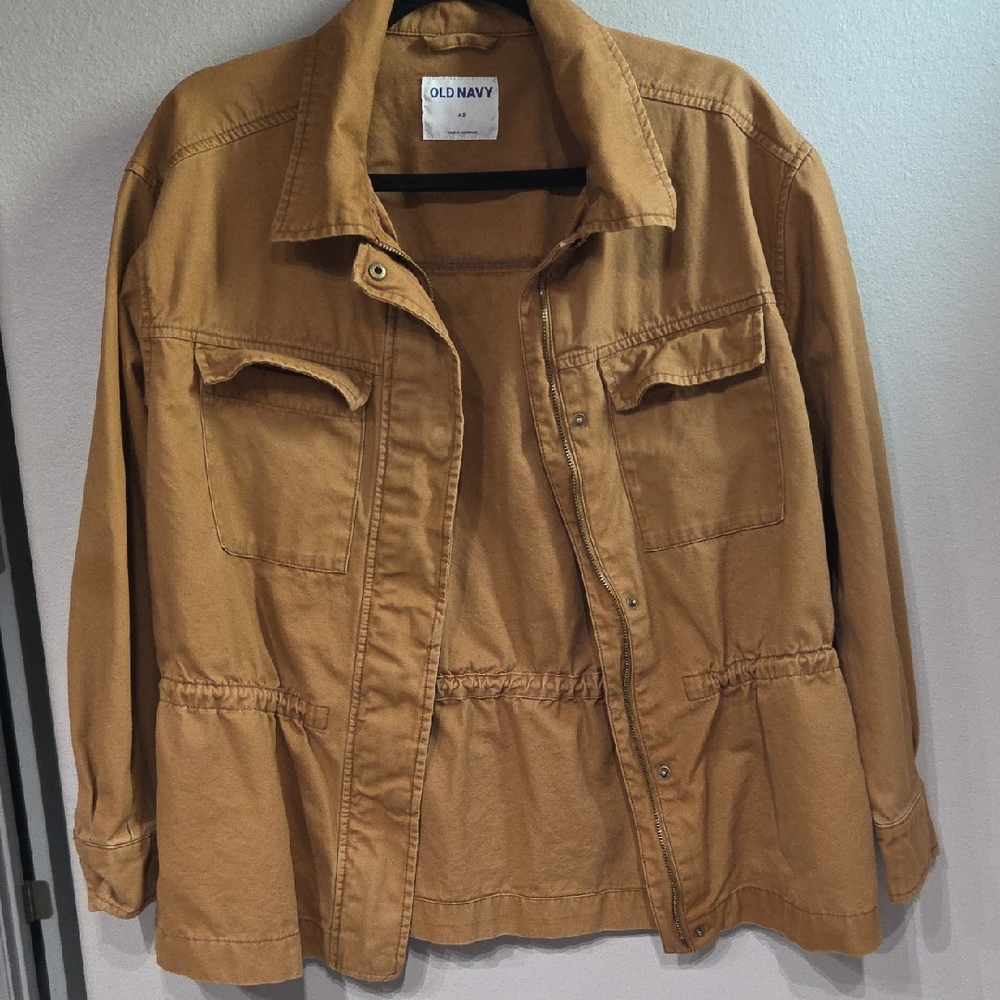 Old Navy Camel Utility Jacket